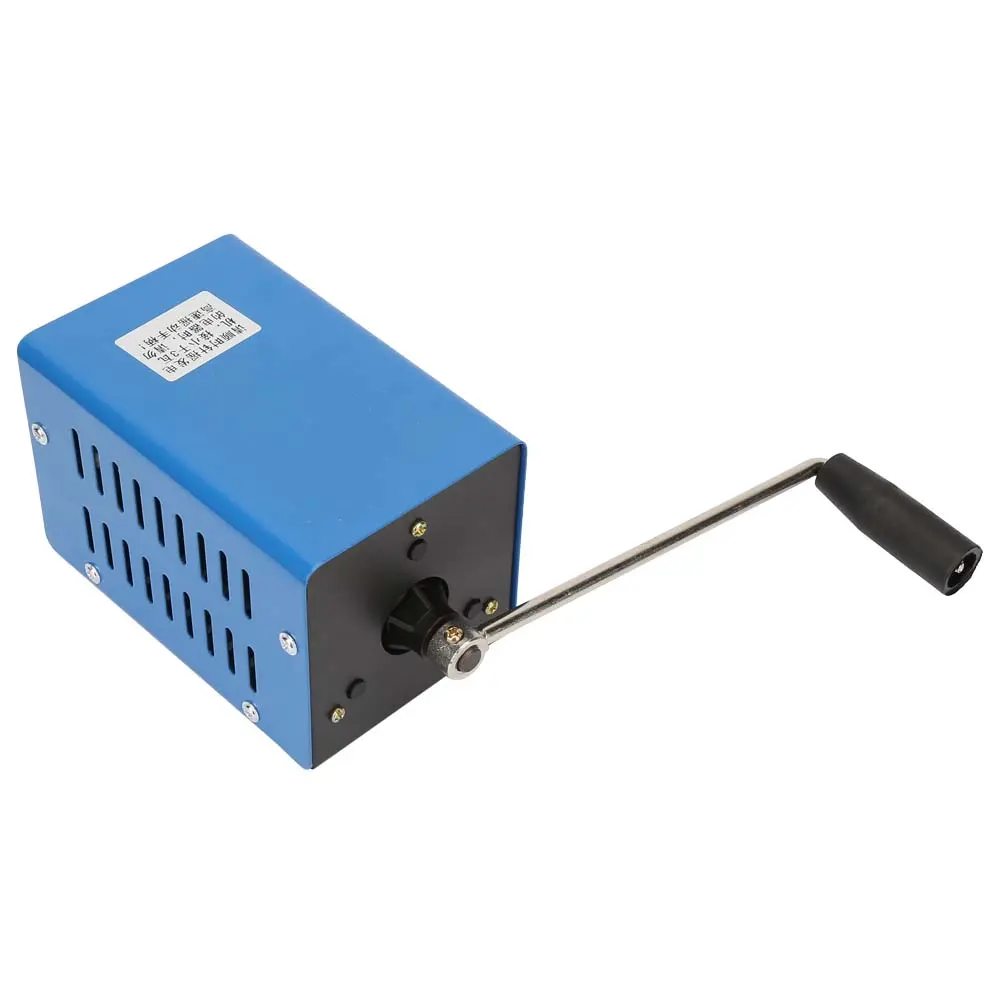 Portable Handcranked Generator High Power Handcranked Charging Generator USB Charging Emergency Dynamotor