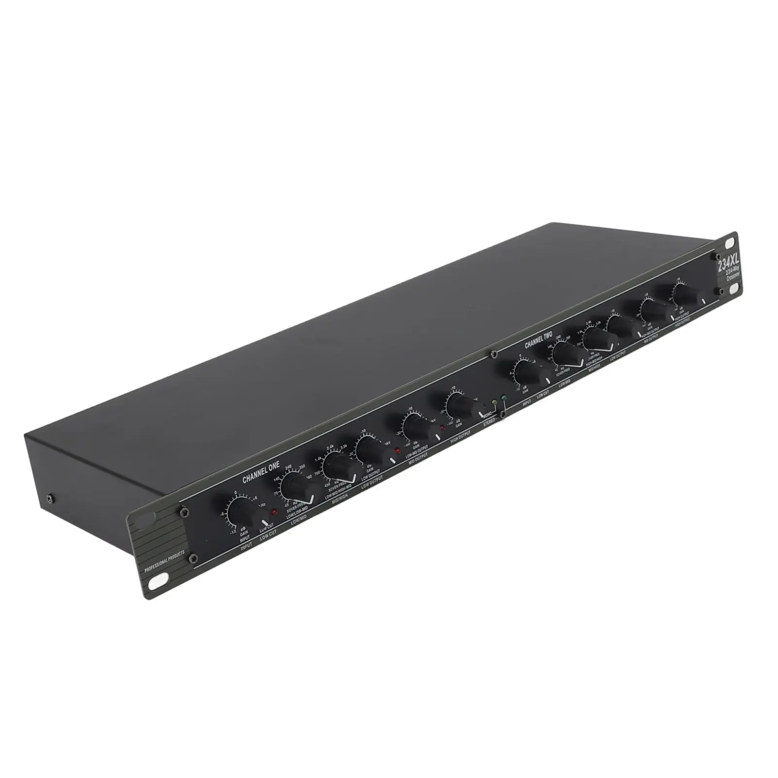 234XL Crossover Professional Stereo 2/3 Way Mono 4 Way Crossover for Outdoor Stage Performance US Plug