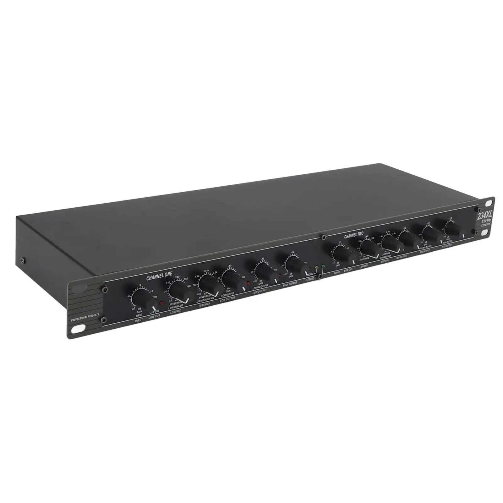 234XL Crossover Professional Stereo 2/3 Way Mono 4 Way Crossover for Outdoor Stage Performance US Plug