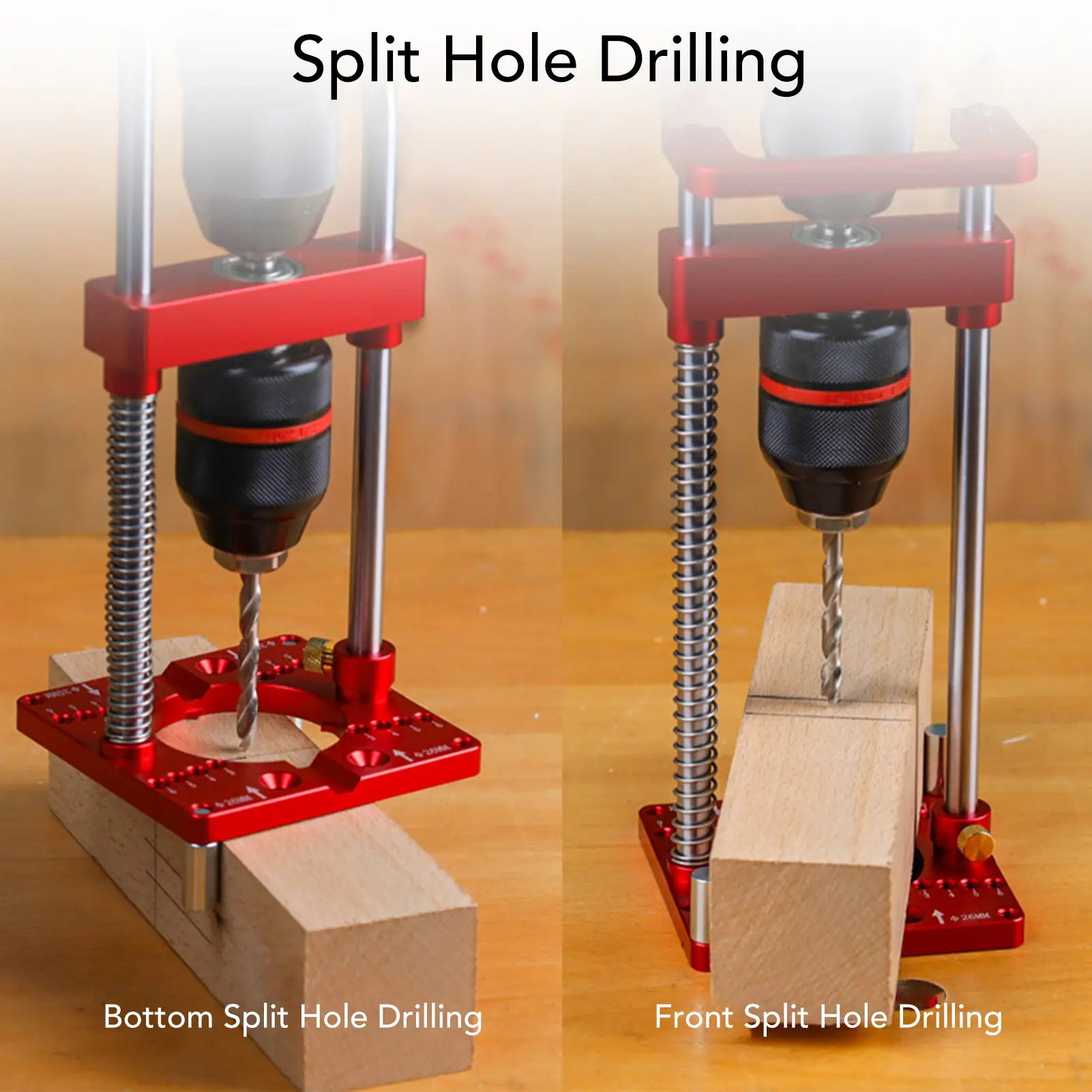 Hand Electric Drill Holder Handheld Bench Drill Fixing Bracket 35mm Hinge Hole Locator for Woodworking