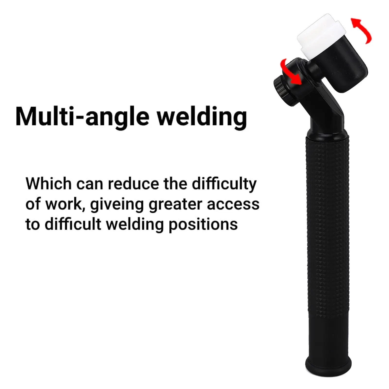 TIG Welding Torch Head 360 Degree Rotation Air Cooling High Temperature Resistant Welding Gun Head