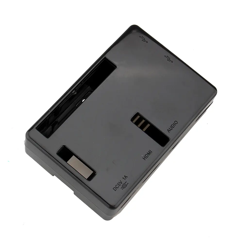 Enclosure Protective Case For Raspberry Pi 2 Model B B+ Case Black ABS Plastics Cover Shell Bag Enclosure Computer Box