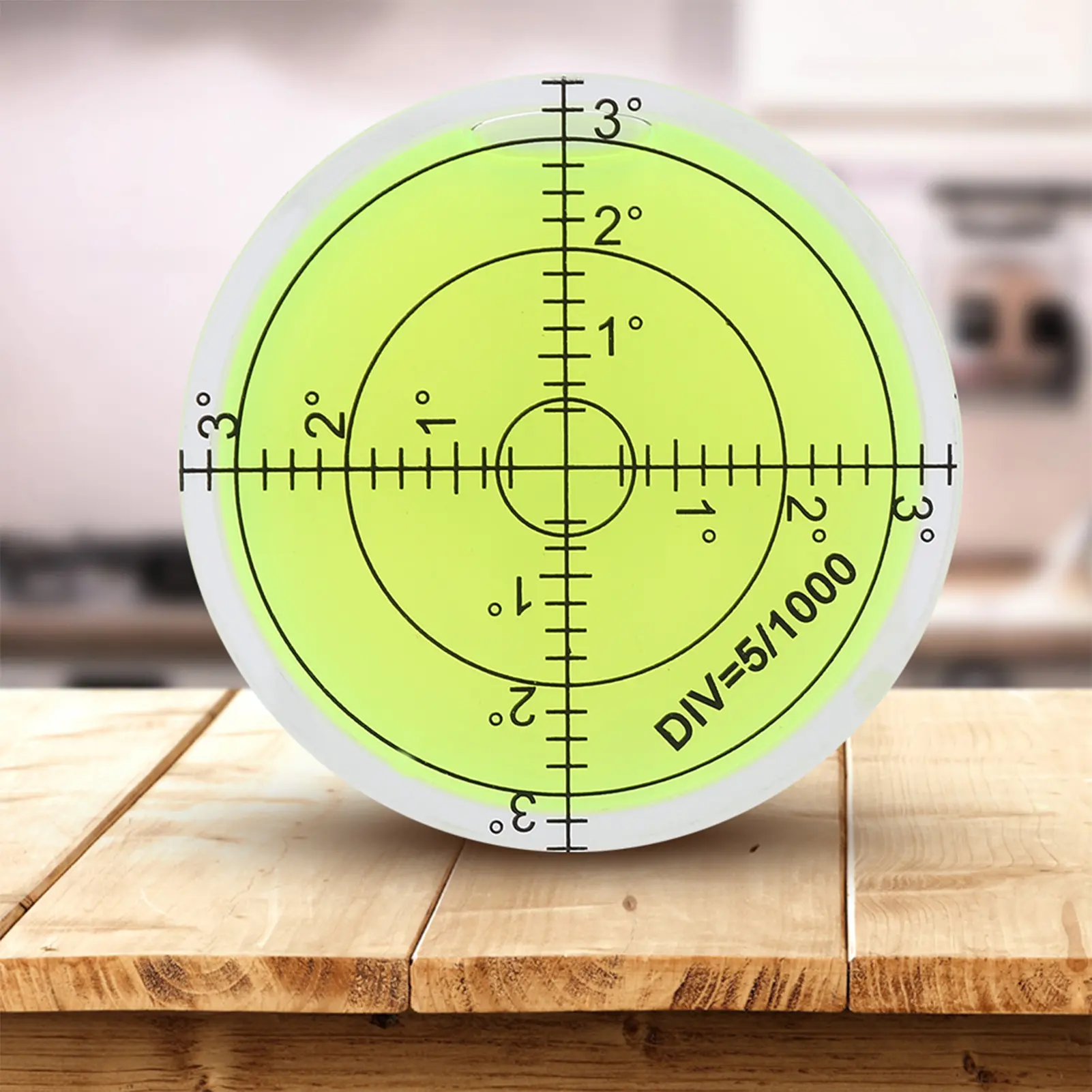 60mm Level Bubble Diameter Measuring Tool Round Level Bubble with Scale for Camera Platform Balance