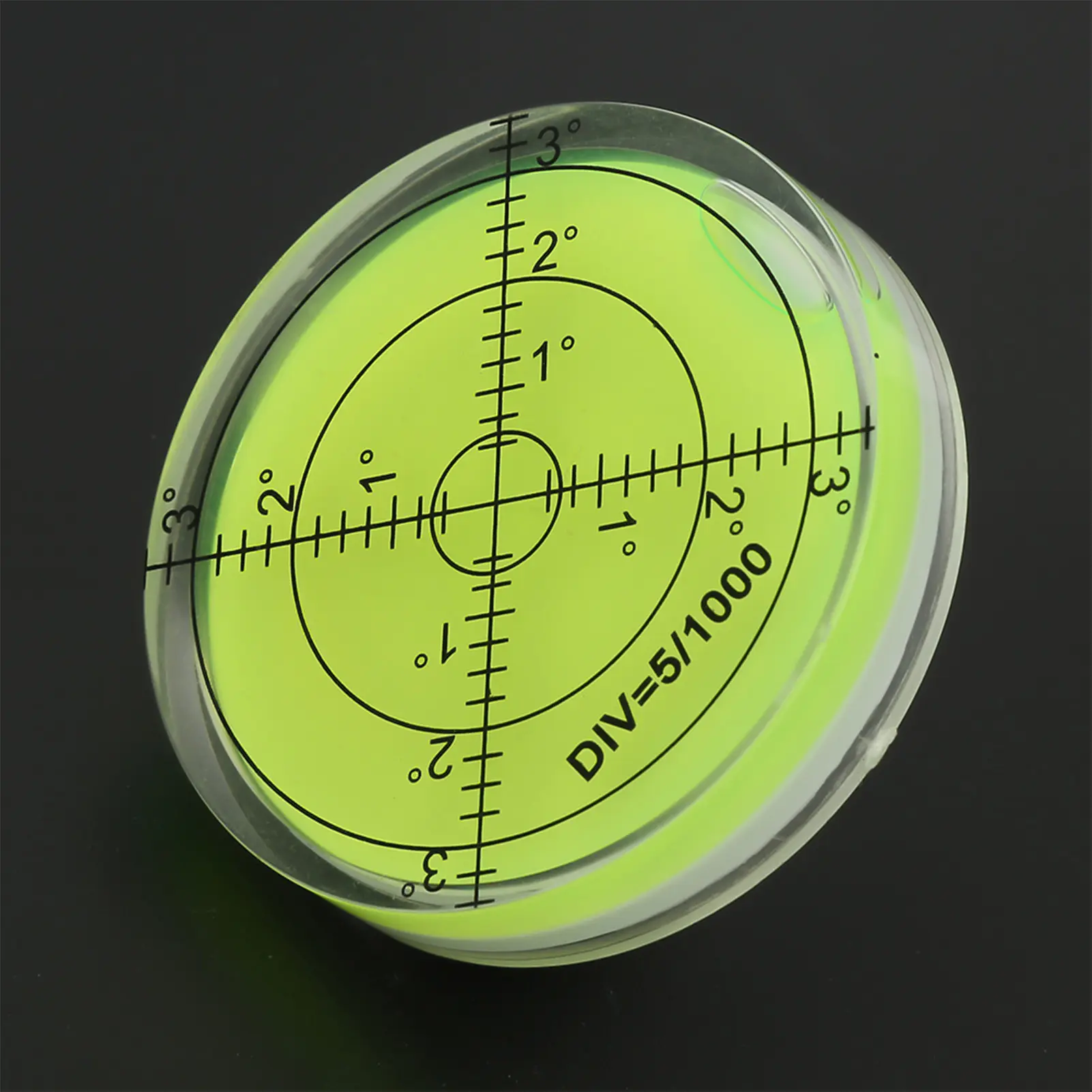 60mm Level Bubble Diameter Measuring Tool Round Level Bubble with Scale for Camera Platform Balance