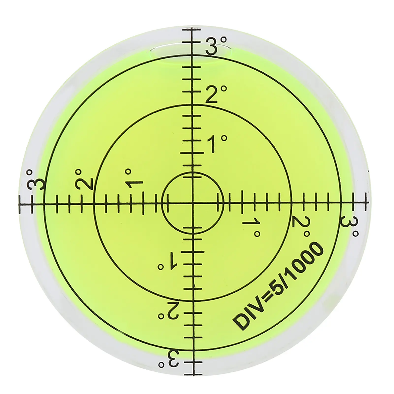 60mm Level Bubble Diameter Measuring Tool Round Level Bubble with Scale for Camera Platform Balance
