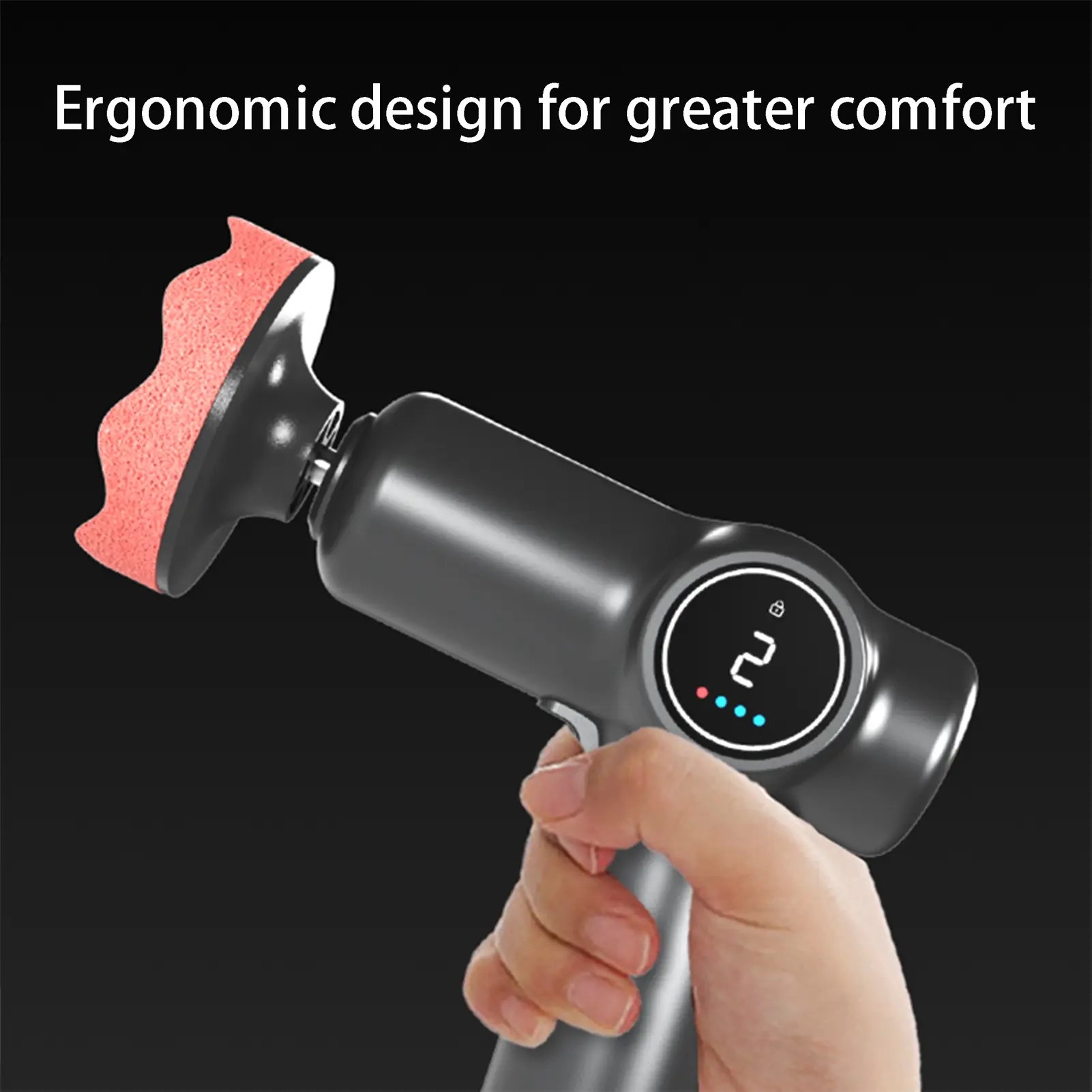 Eccentric Car Polisher with LCD Screen Car Buffer Polisher Kit 2 Gears of Speeds Adjustable Electric Auto Polishing Machine Mult