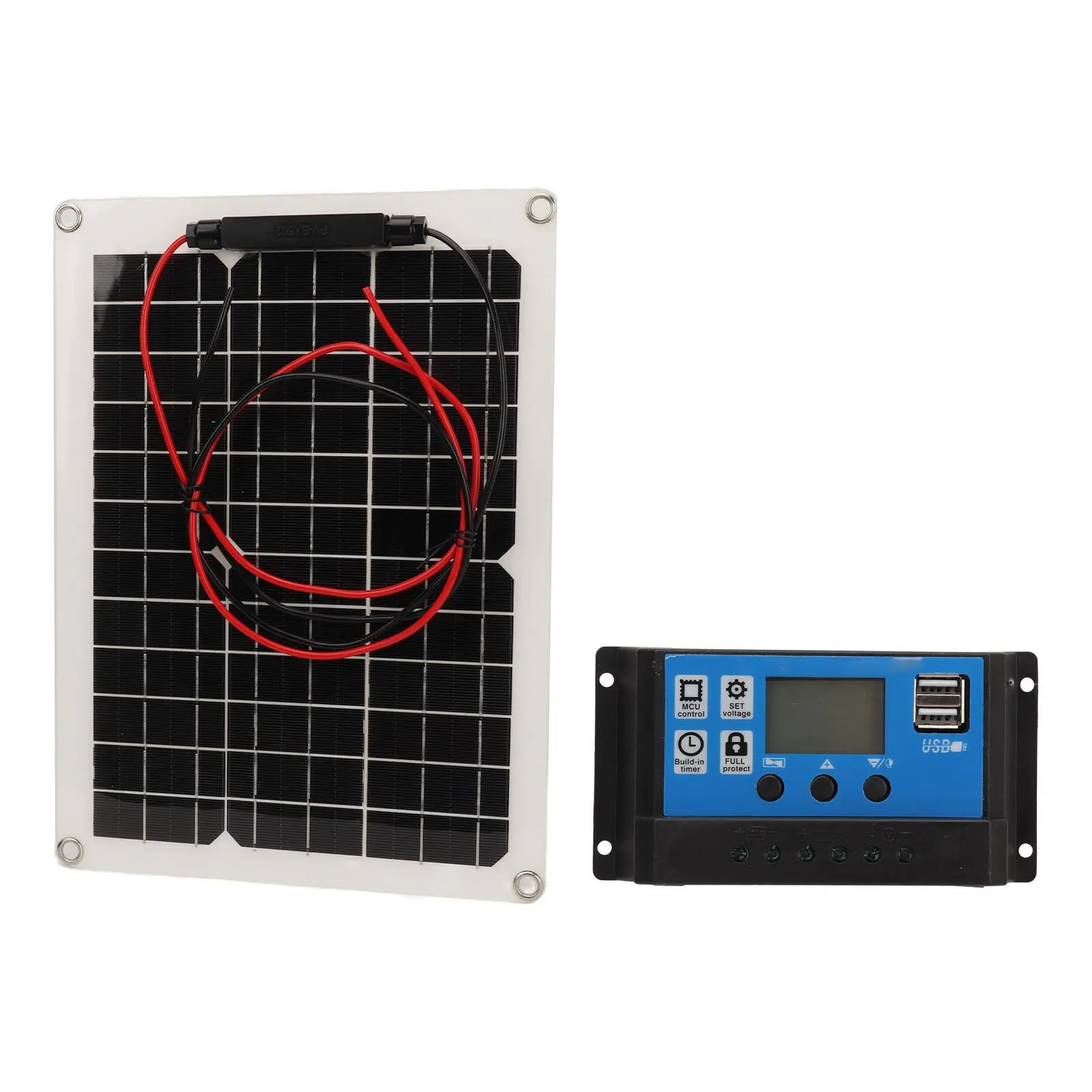 Solar Panel Kit 300W DC 12V 24V 50A IP67 Waterproof High Efficiency Solar Panel And Solar Charger Controller for RV Camper