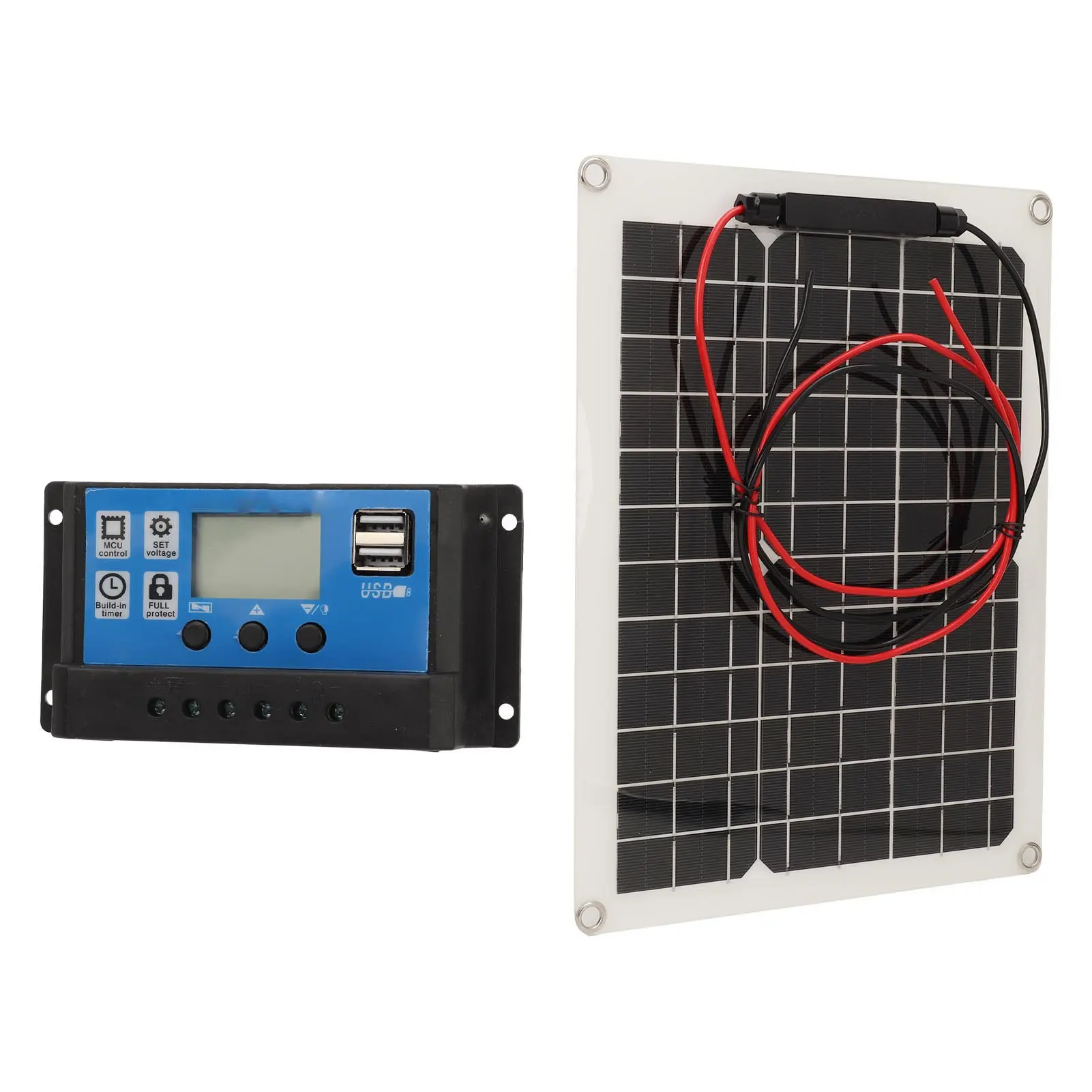 Solar Panel Kit 300W DC 12V 24V 50A IP67 Waterproof High Efficiency Solar Panel And Solar Charger Controller for RV Camper