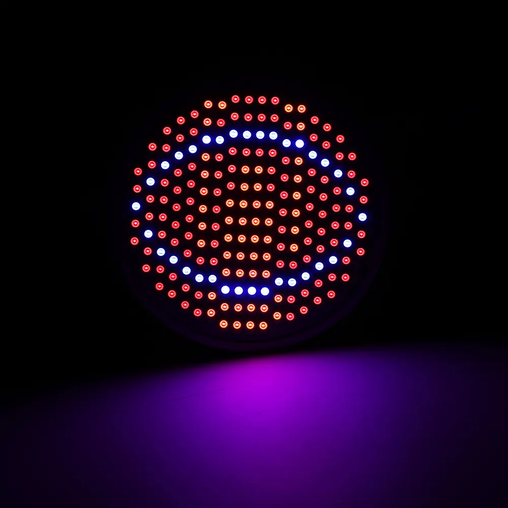 24W 200‑LED Plant Grow Light E27 Hydroponic Flower Veg Growing Lamps 85~265V