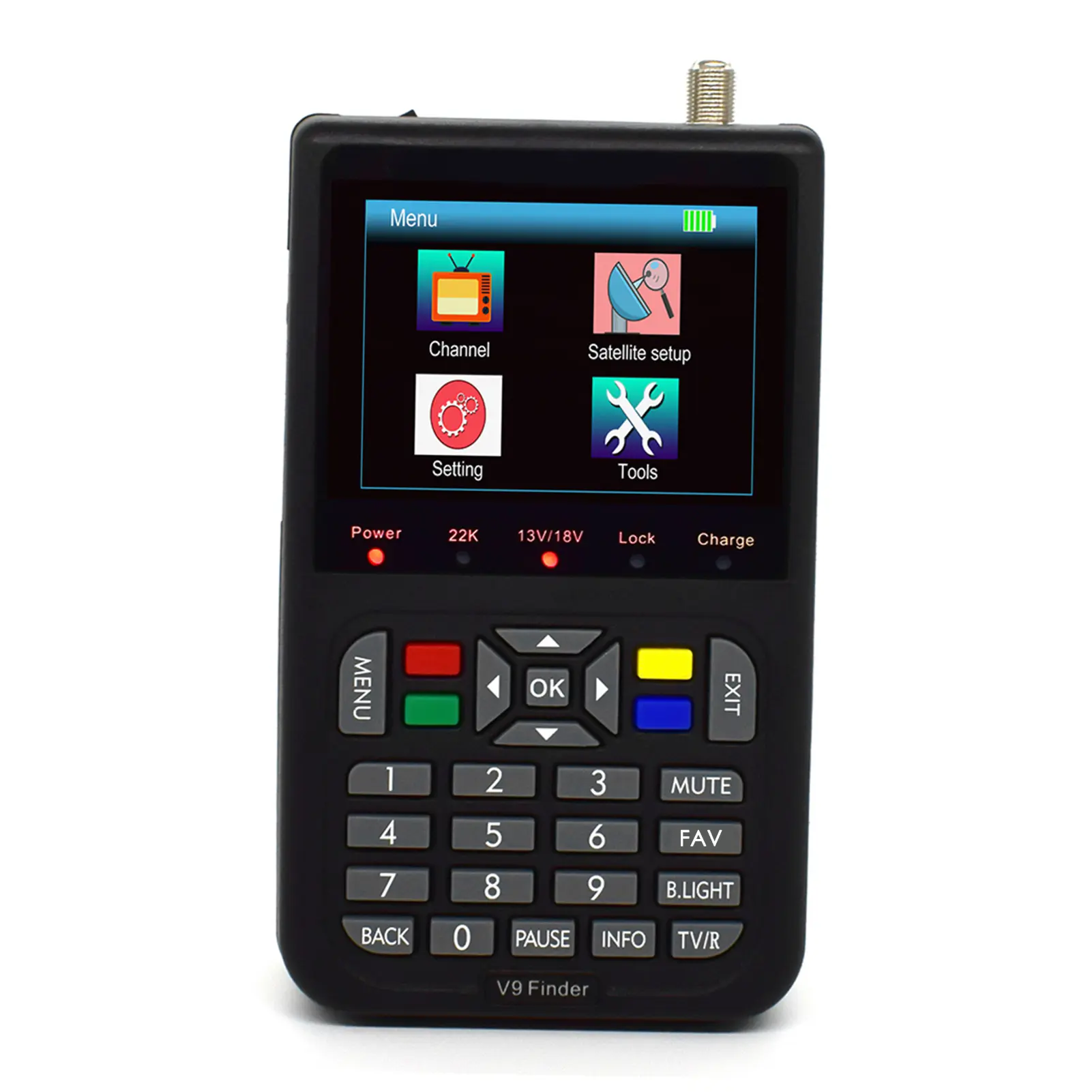 V9 Finder Digital Satellite Finder LCD Satellite Finder Digital Satellite Signal Finder Meter Satellite Meter Satellite Finder 3