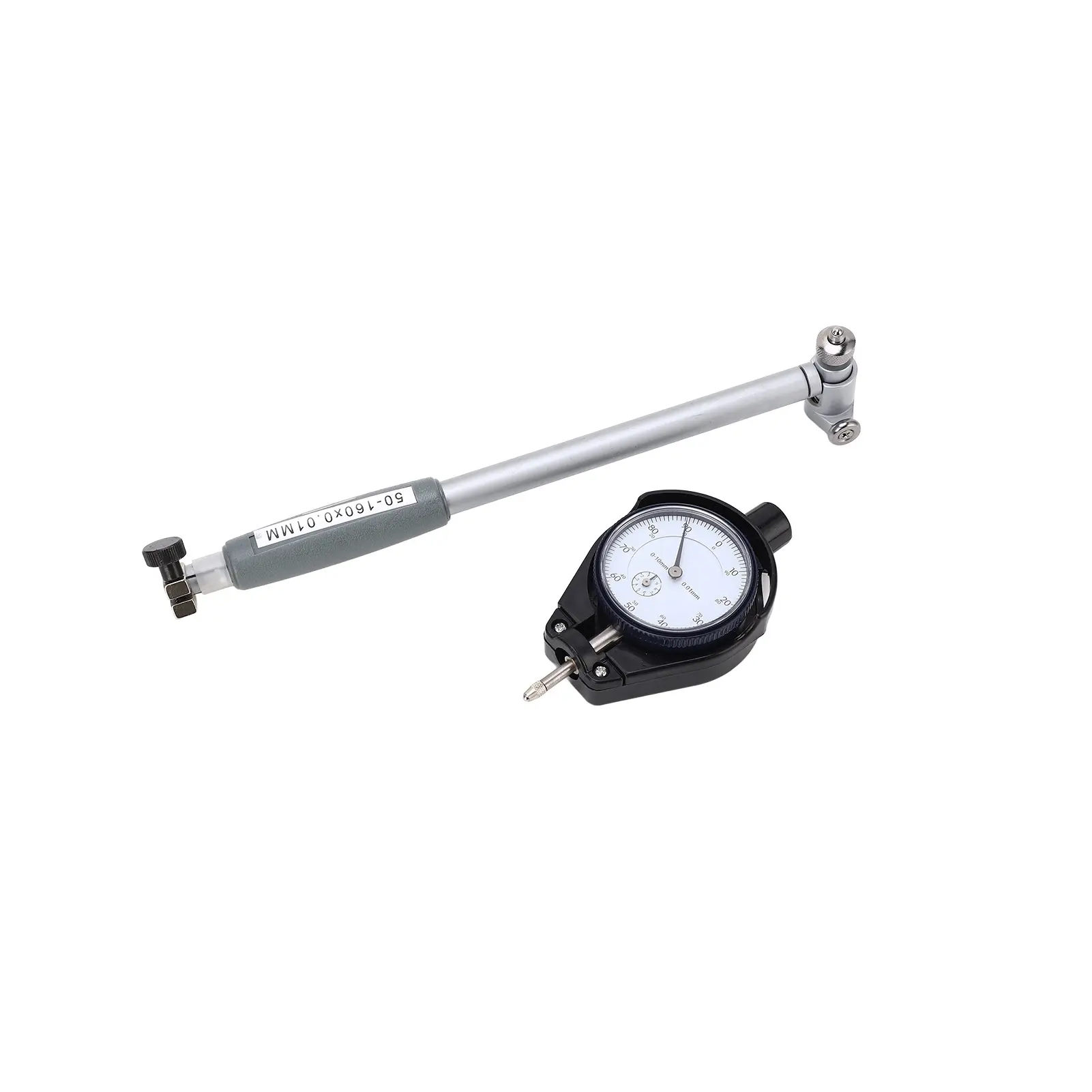 Internal Diameter Gauge Dial Indicator Aluminum Alloy High Accuracy Measurement Tool 50‑160mm