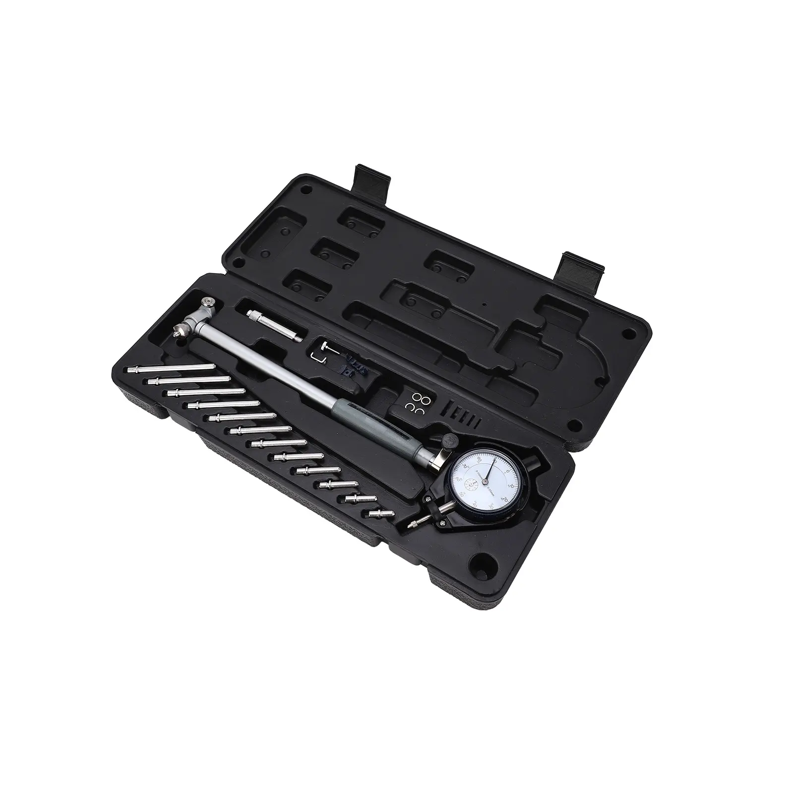 Internal Diameter Gauge Dial Indicator Aluminum Alloy High Accuracy Measurement Tool 50‑160mm