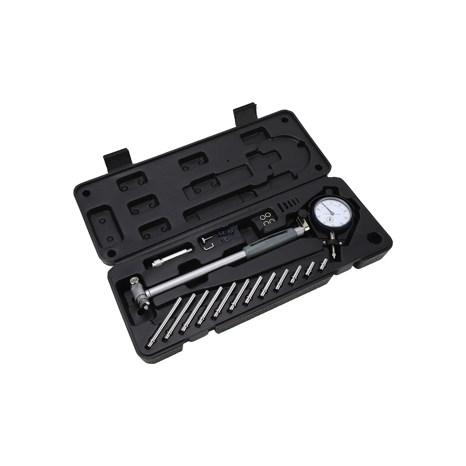 Internal Diameter Gauge Dial Indicator Aluminum Alloy High Accuracy Measurement Tool 50‑160mm