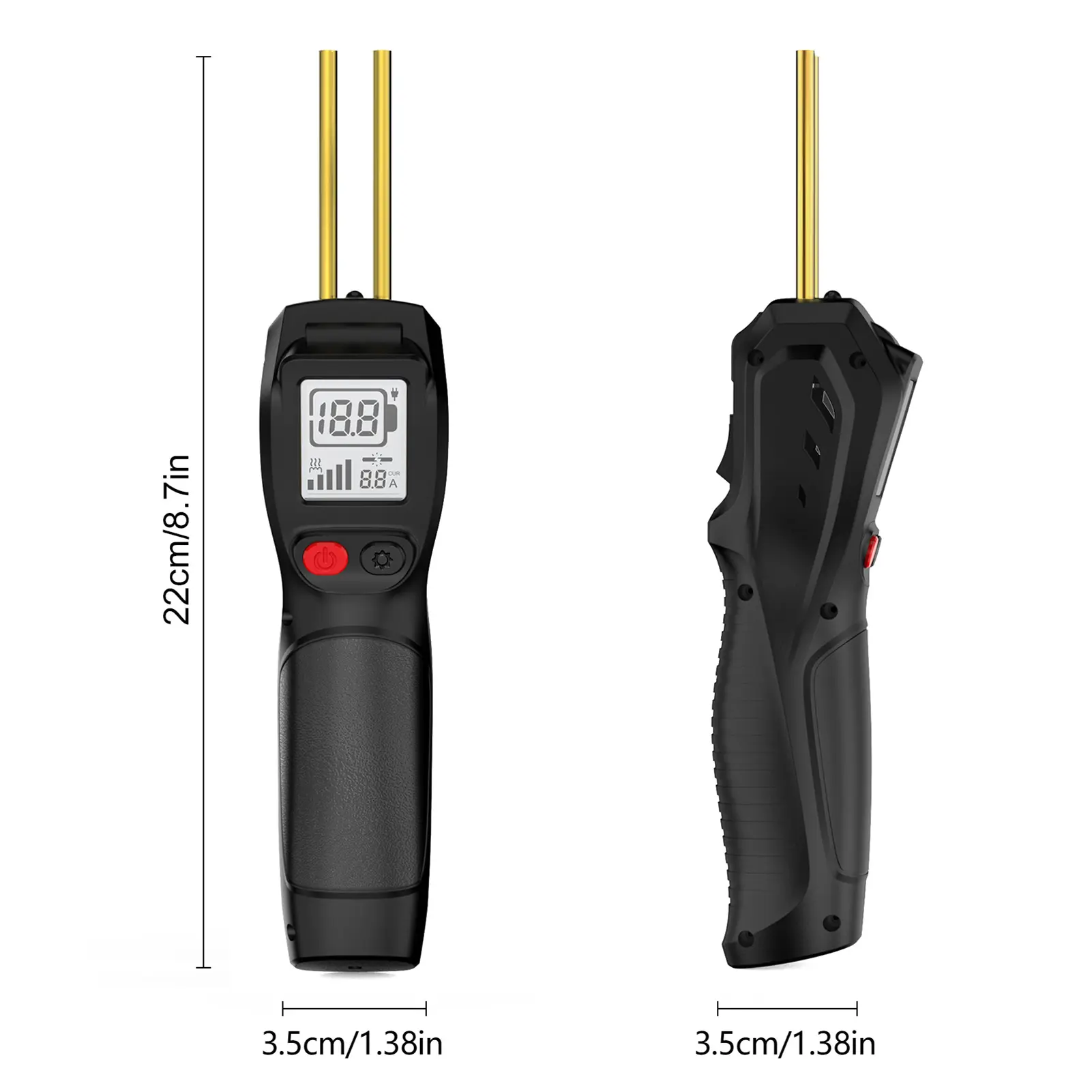 Cordless Plastic Welder, Plastic Repair Welding Gun, Car Bumper, LCD Display Plastic Repair Kit with 200pcs Welding Nails, Fast