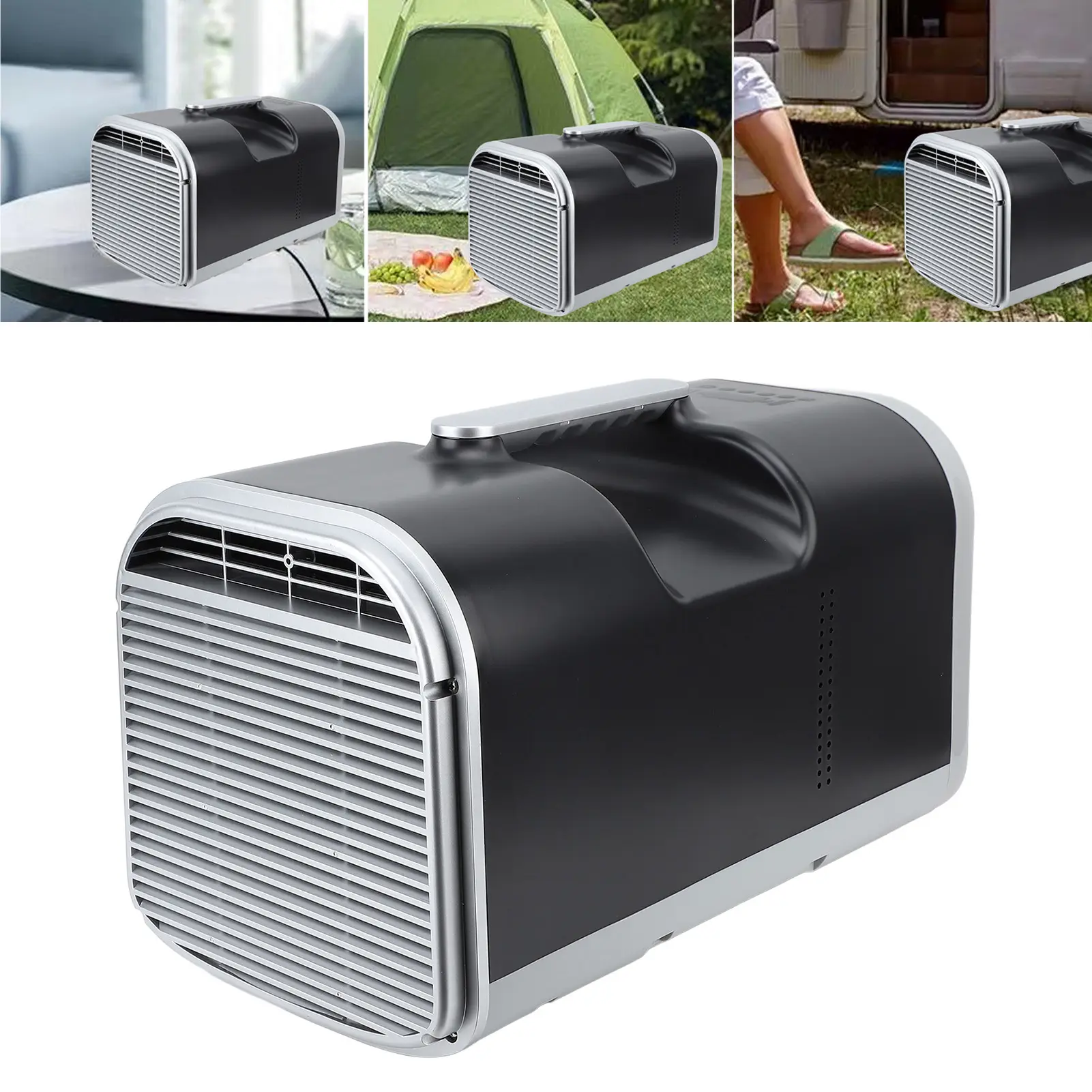 Air Conditioner Dual Inverter 4500BTU Energy Saving Small Mobile Air Cooler with Remote Control for Camping