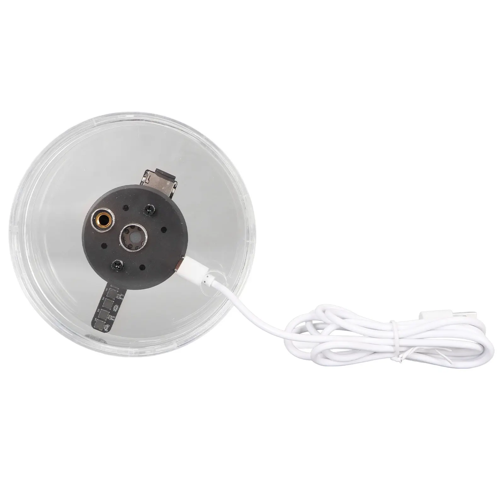 3D Hologram Projector Fan Low Noise Holographic Advertising Machine Clear Cover Support WiFi APP with Memory Card for Store