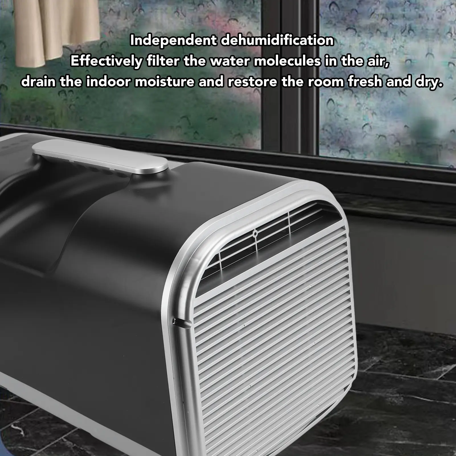 Air Conditioners 5000BTU Fast Cooling 500W Window Air Conditioner for Camping Tent RV Heating Cooling Frequency Conversion