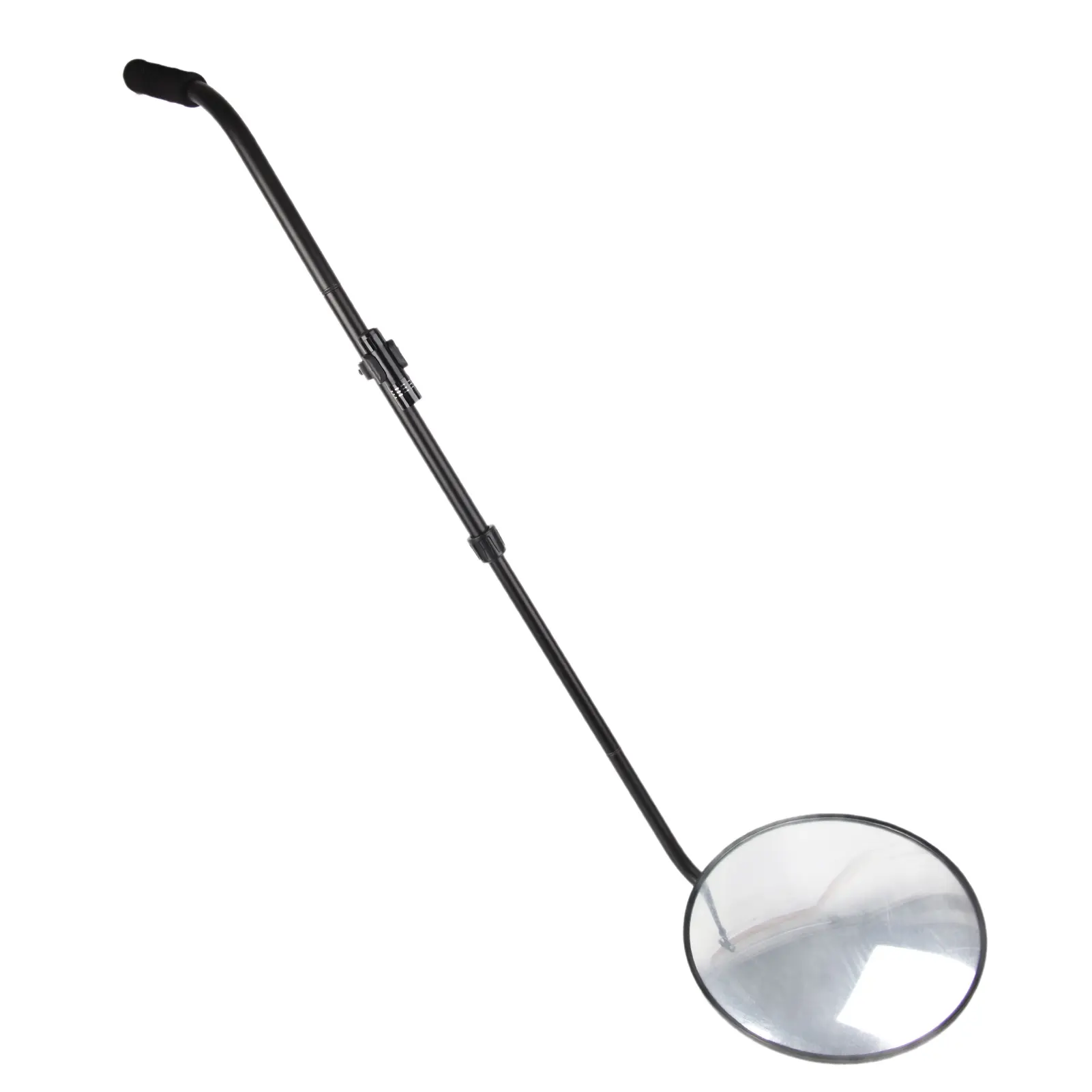 Under Car Inspection Mirror with Light Telescoping Handle Adjustable Angle Magnifying Vehicle Security Tool