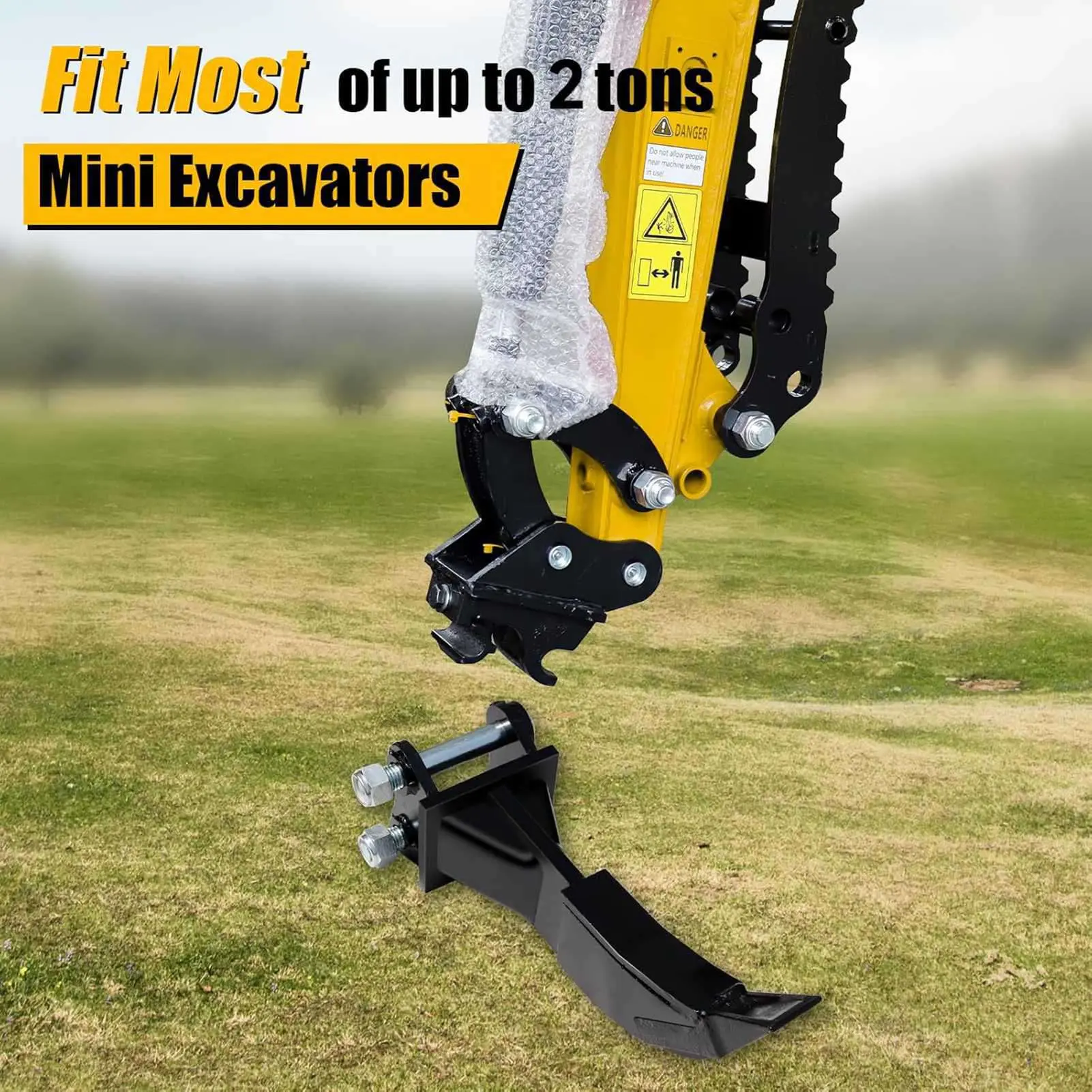 Excavator Quick Coupler Labor Saving High Strength Excavator  Hitch Alloy Steel Practical for Mini Excavators