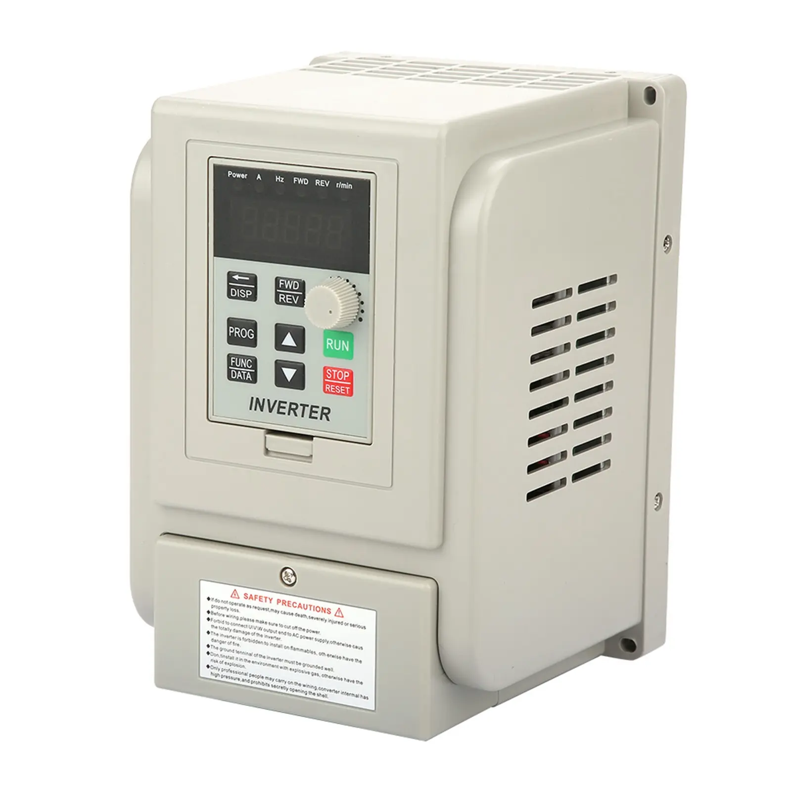 220VAC Single Phase Variable Frequency Drive VFD Speed Controller for 3 Phase 2.2kW AC Motor