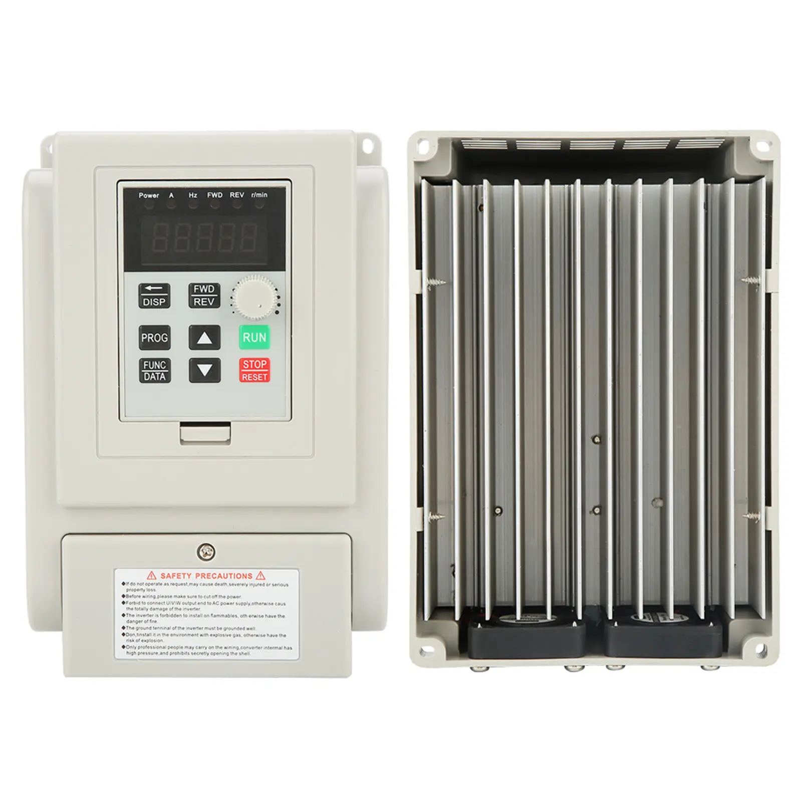220VAC Variable Frequency Drive Speed Controller for Single Phase 1.5kW AC Motor
