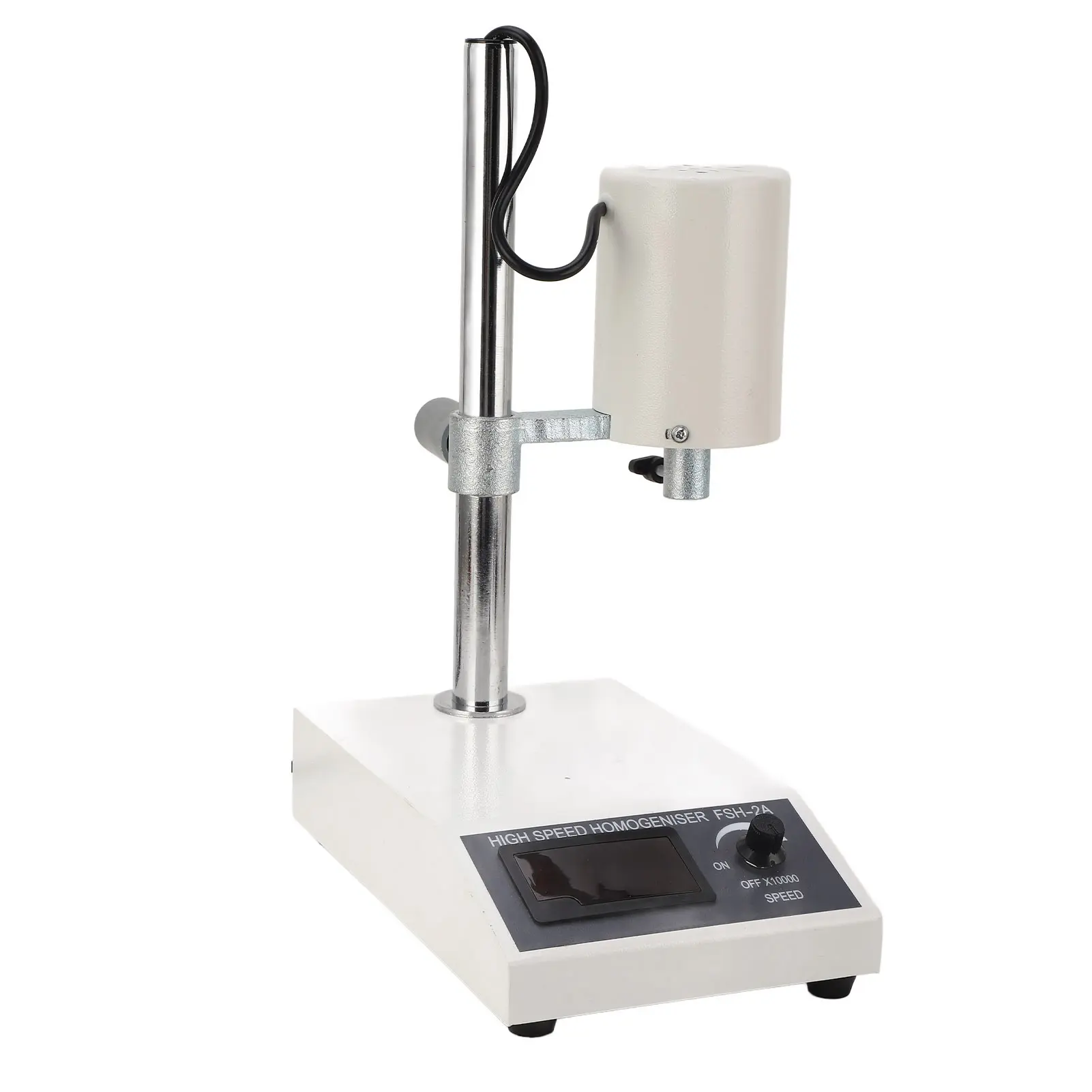 Emulsifier Homogenizer Adjustable 3 Minutes Maximum Disperser Homogenizer ABS 8000‑22000rpm 5‑1000ml 185W for Mixing