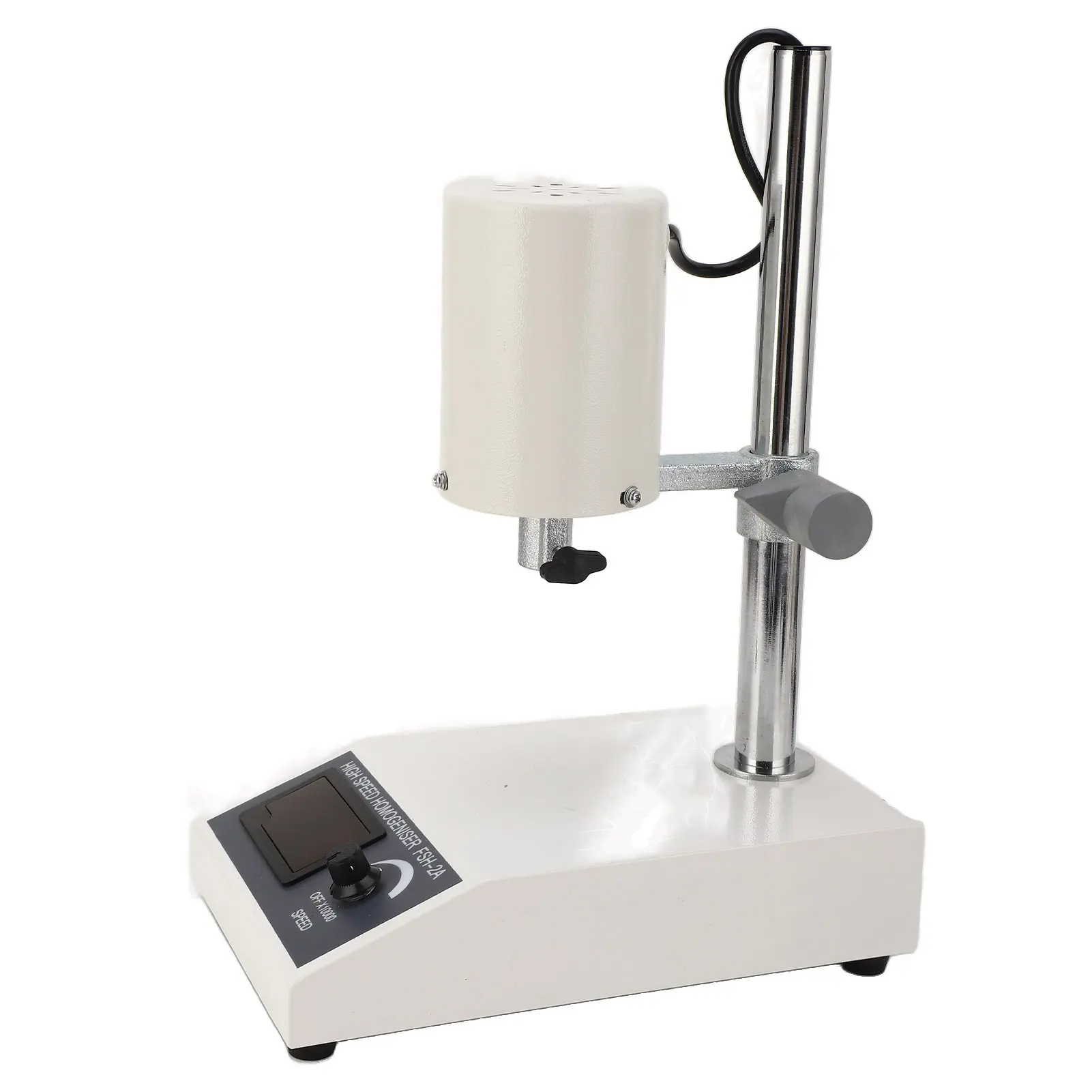 Emulsifier Homogenizer Adjustable 3 Minutes Maximum Disperser Homogenizer ABS 8000‑22000rpm 5‑1000ml 185W for Mixing