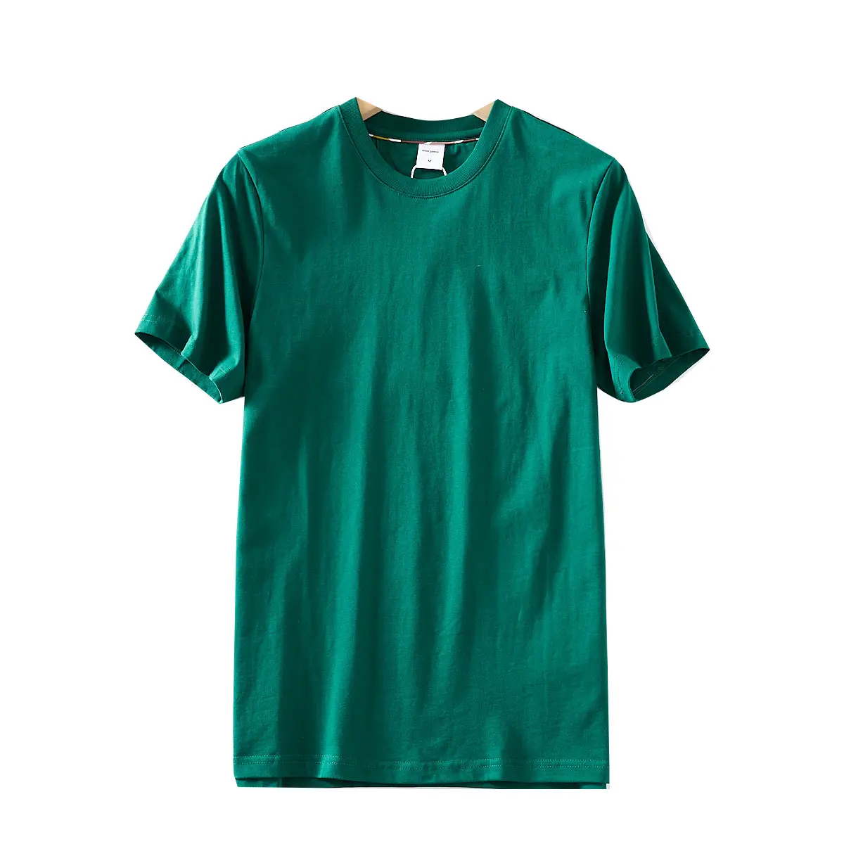 2025 Summer New Japanese Retro Short Sleeve O-neck Solid Color T-shirt Men's Fashion 100% Cotton Washed Casual Youth Tops