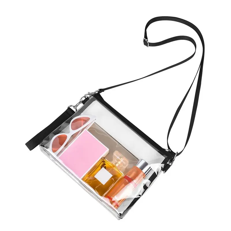 Transparent Women's Crossbody bag Luxury Fashion PVC Clear Shoulder Bag High Quality Small Waterproof Handbags bolsa feminina