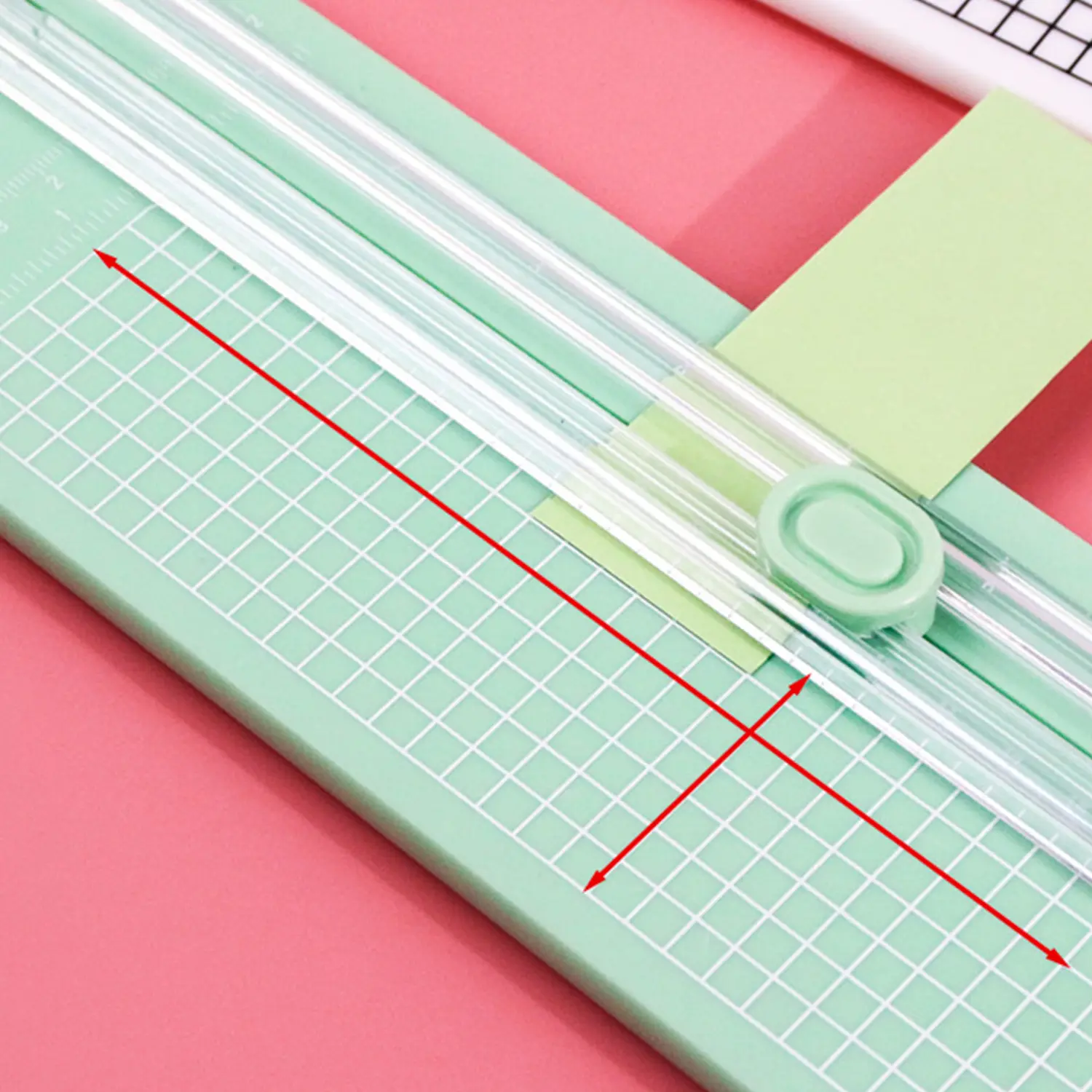 A4 Bidirectional Cutting Paper Cutter With Pull-out Ruler For Photo Trimmer Scrapbook Lightweight Cutting Mat Machine Office Use