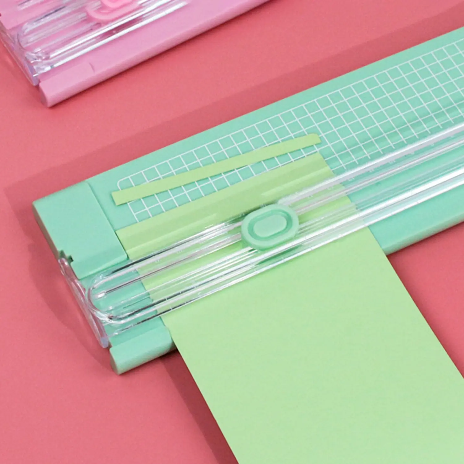 A4 Bidirectional Cutting Paper Cutter With Pull-out Ruler For Photo Trimmer Scrapbook Lightweight Cutting Mat Machine Office Use