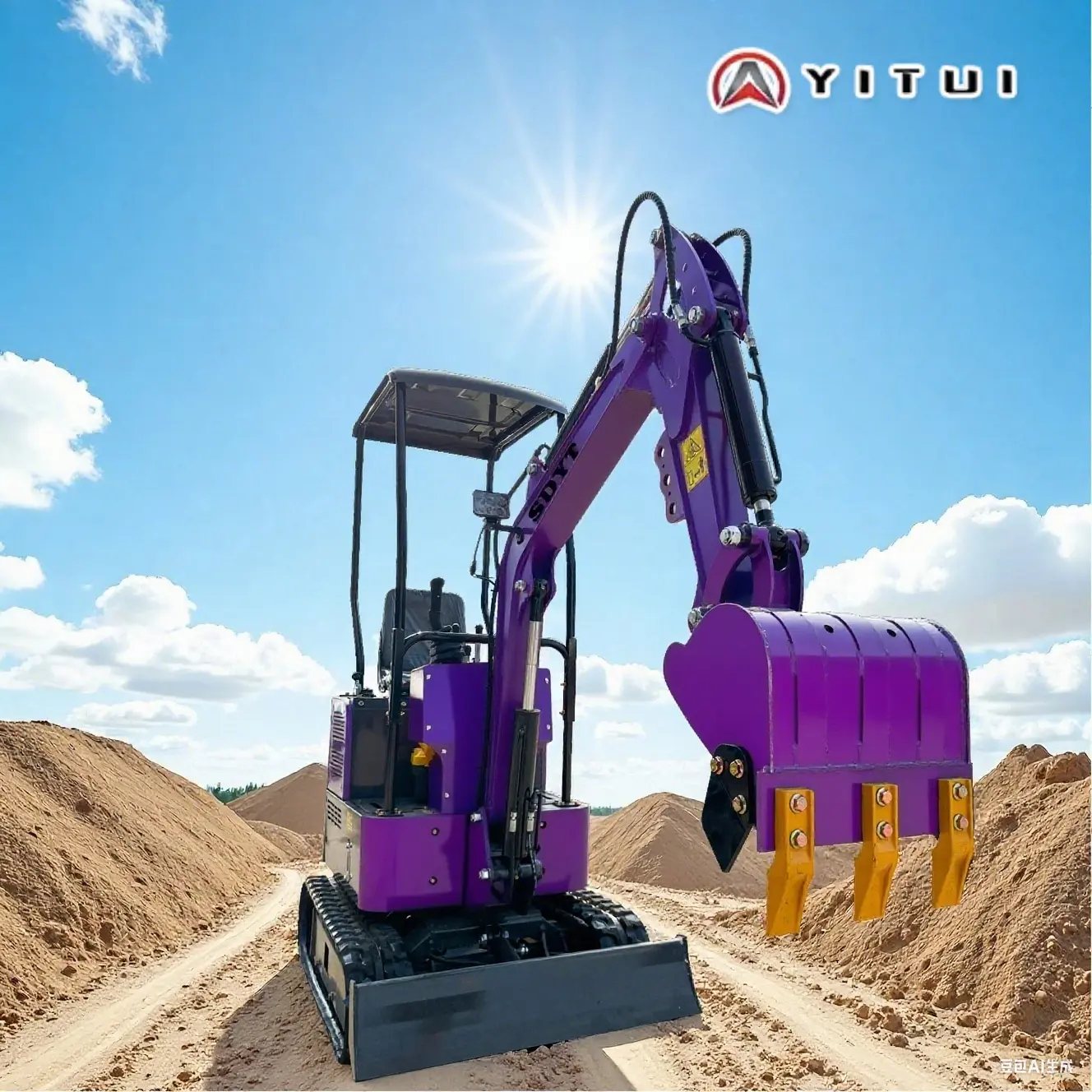 Crawler Mini Excavator Farm Uses Multi-Tool Ce Epa Euro 5 Kubota Engine Customized 1.5 2.0 Ton Mini Excavator