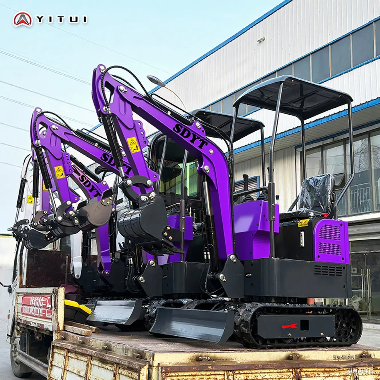 Crawler Mini Excavator Farm Uses Multi-Tool Ce Epa Euro 5 Kubota Engine Customized 1.5 2.0 Ton Mini Excavator