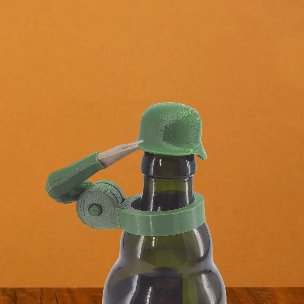 1/2/3pcs Helmet Craft Beer Bottle Caps Soldier Salute Beer Bottle Few Repeats No Dents Huge Variety Of Assorted Caps for Party