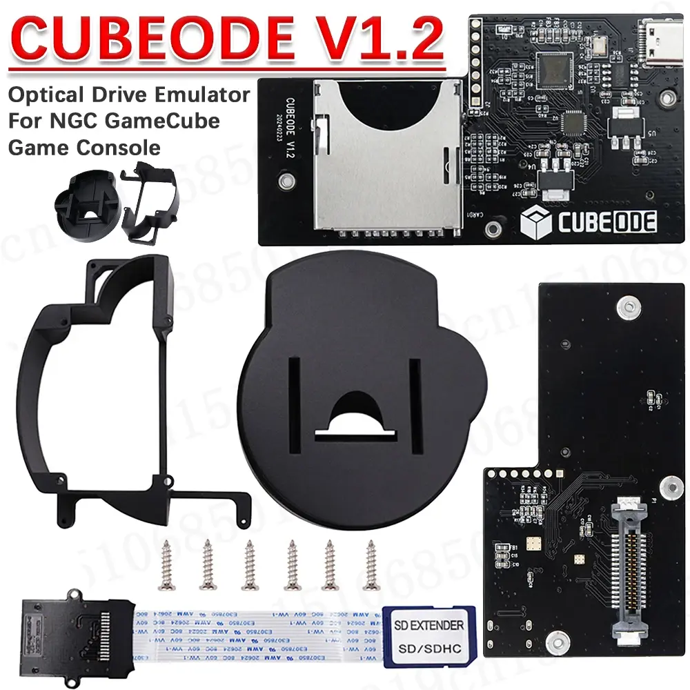 CUBEODE V1.2 Optical Drive Emulator Upgraded Plug and Play Game Console Optical Drive Emulator for NGC GameCube DOL-001&DOL-101