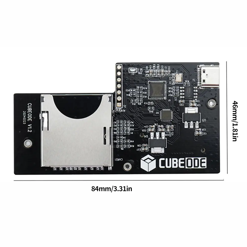 CUBEODE V1.2 Optical Drive Emulator Upgraded Plug and Play Game Console Optical Drive Emulator for NGC GameCube DOL-001&DOL-101