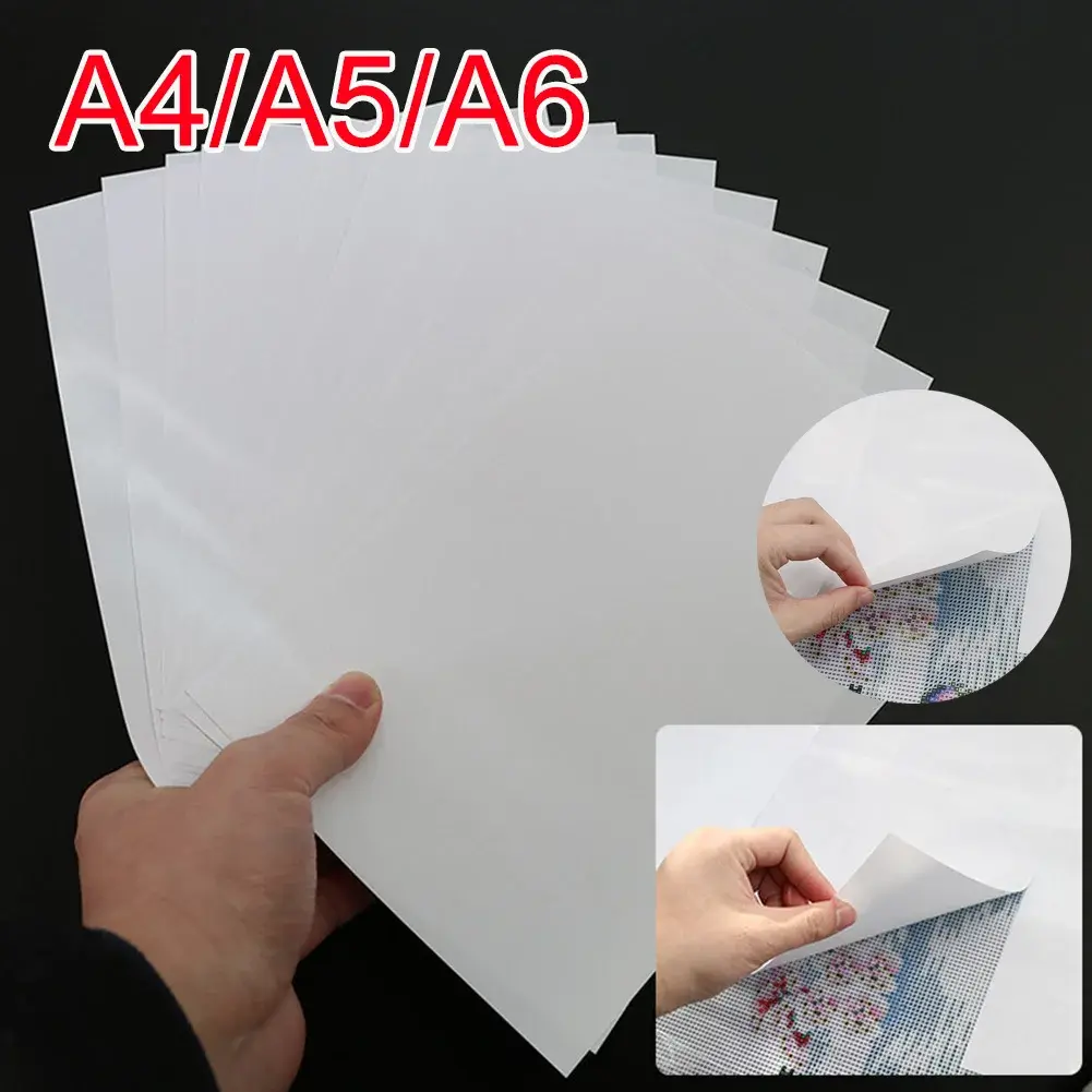 A4/A5/A6 Diamond Painting Release Paper Non-stick Painting Cover 5D DIY Diamond Painting Replacement Accessories 10/20/50pcs
