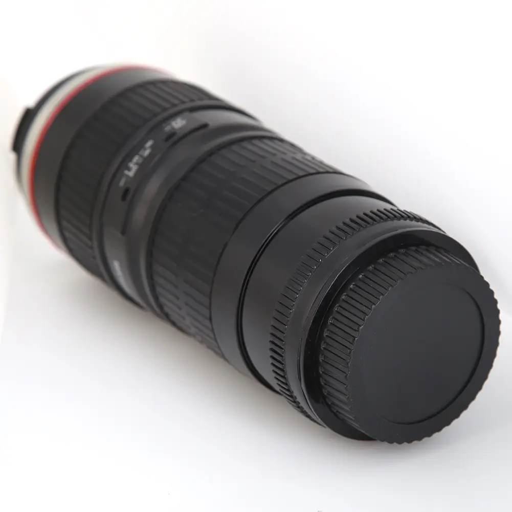 400ml Camera Lens Coffee Mug Leak Proof Photo Coffee Cup Rust-free Stainless Steel Water Bottle Gifts for Lovers Valentine's Day