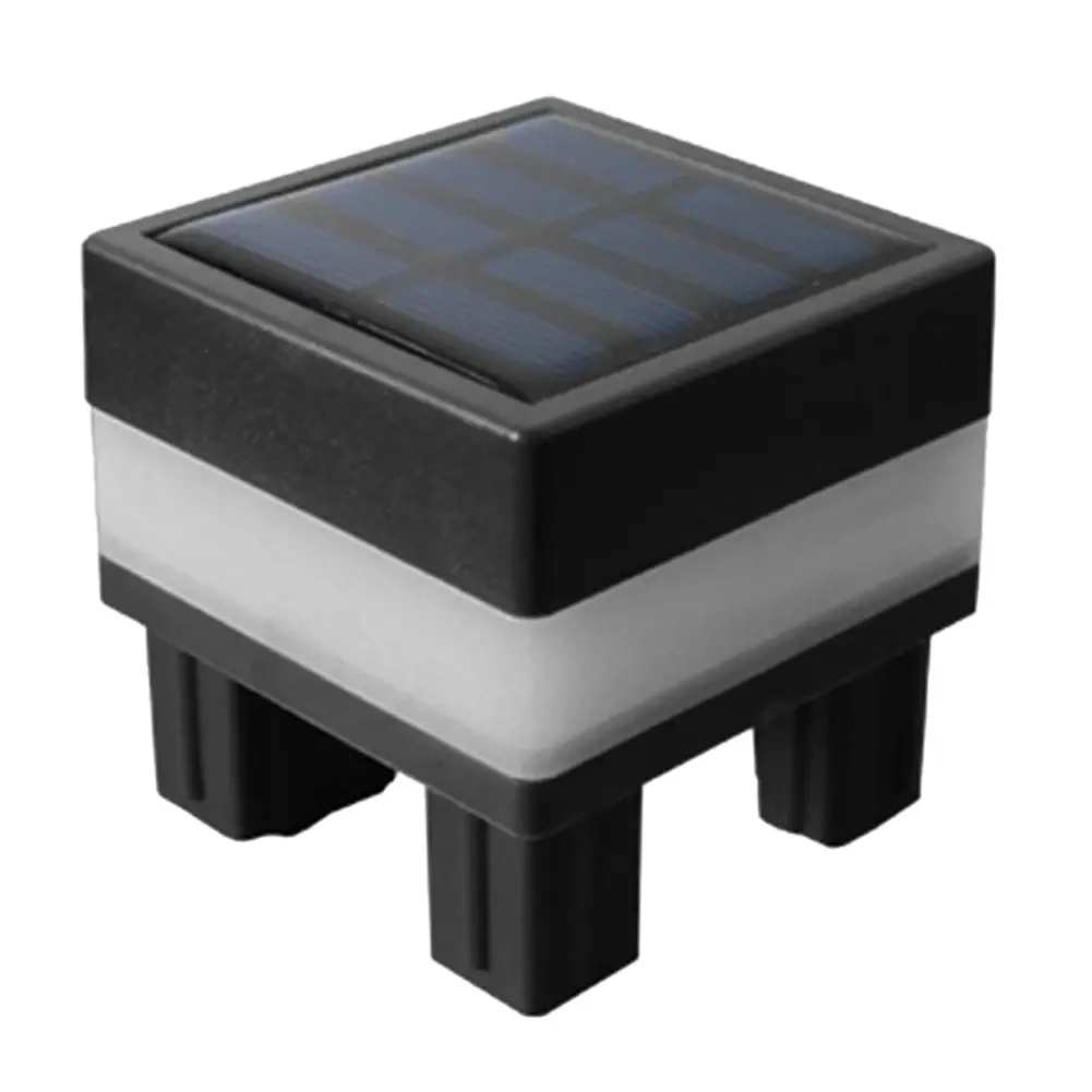 Waterproof Solar Pillar Light Outdoor Garden Post Cap IP44 Waterproof LED Fence Street Patio Courtyard Cottage Lamp
