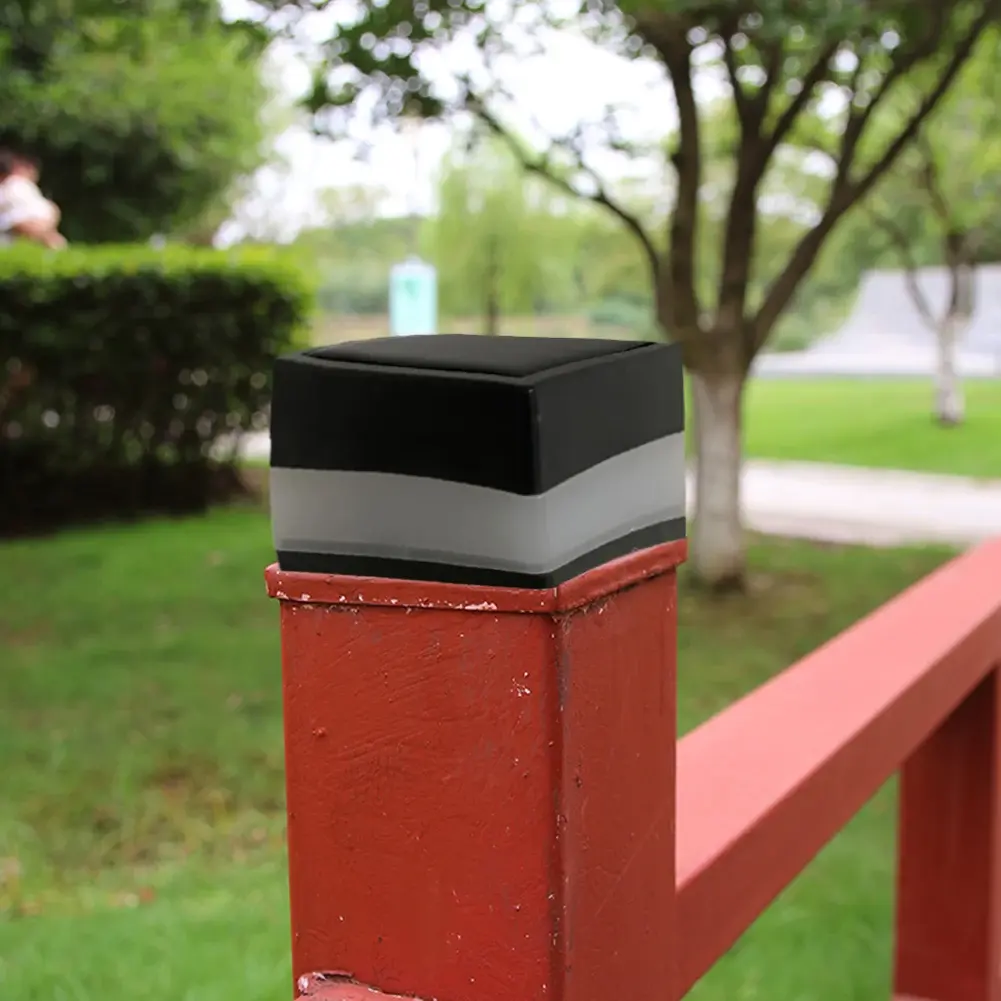 Waterproof Solar Pillar Light Outdoor Garden Post Cap IP44 Waterproof LED Fence Street Patio Courtyard Cottage Lamp
