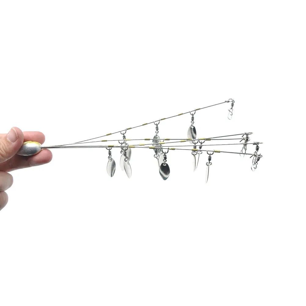 30g Umbrella Fishing Lure Rig Swivel Spinner 5 Arms Artificial Umbrella Alabama Rig Swimming Bait 12 Bladed Tackle Tools