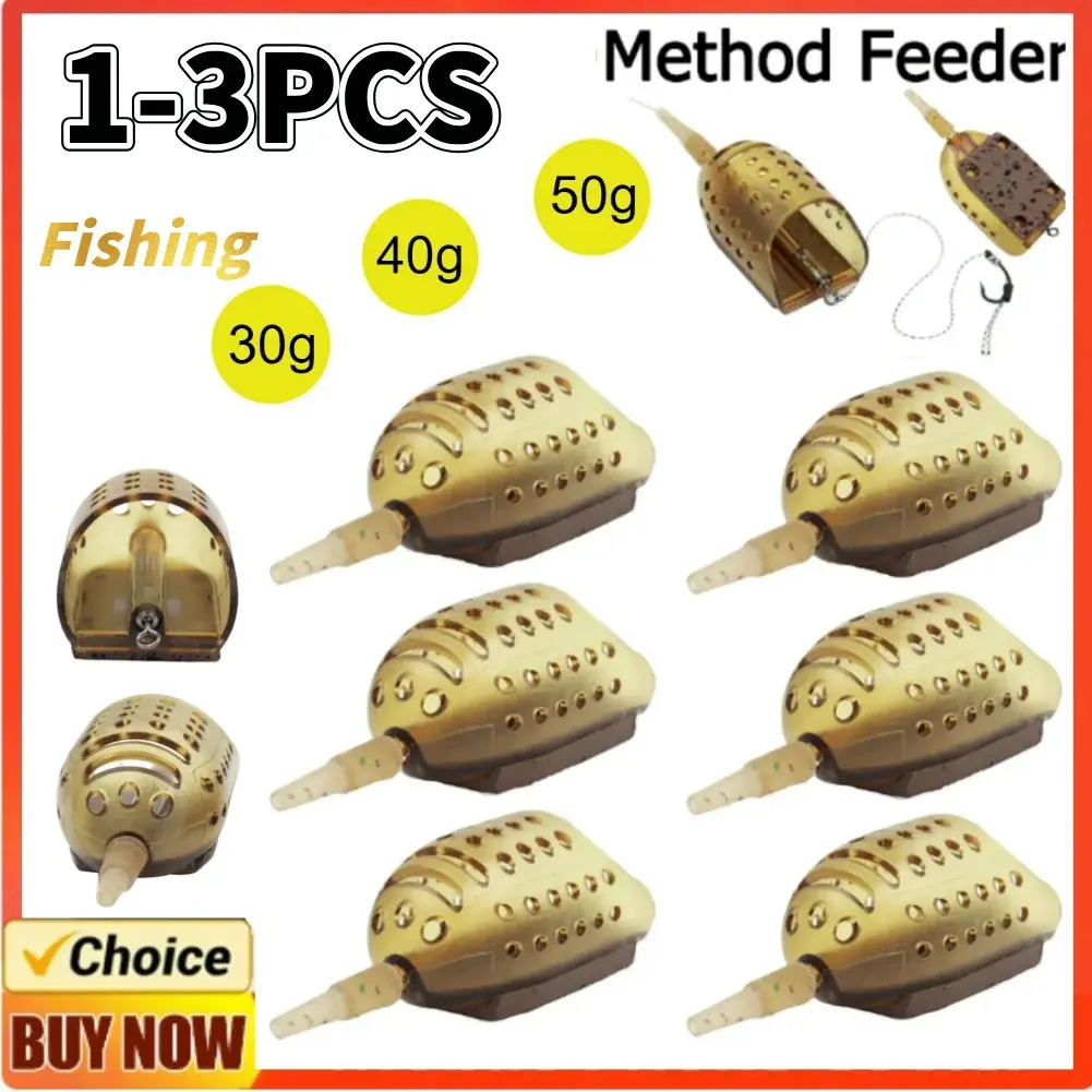 30g/40g/50g Carp Fishing Bait Feeder Lure Holder Trap Fishing Lure Cage Basket