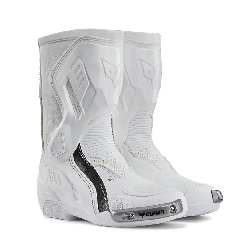 Professional Motorcycle Riding Boots Men Non-slip And Anti-Fall Knight Racing Shoes Ankle TPU Protections Motorcycle Equipment