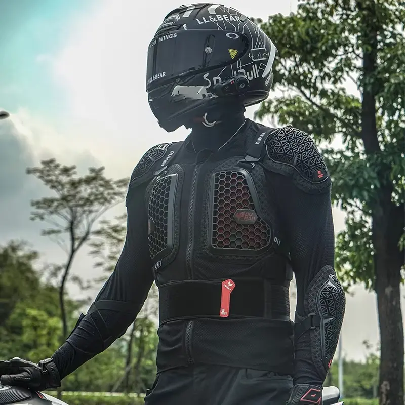 Motocross Armor Anti Fall Chest Back Protection Moto Protective Gear Mesh Breathable Motorcycle Armor CE Certification DUHAN