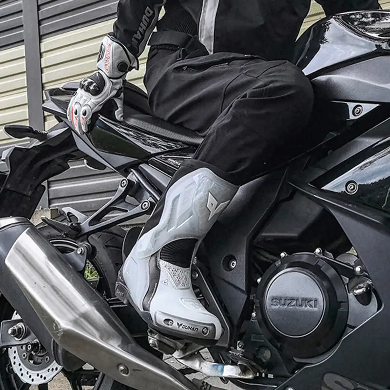 Professional Motorcycle Riding Boots Men Non-slip And Anti-Fall Knight Racing Shoes Ankle TPU Protections Motorcycle Equipment