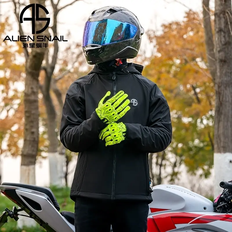 Motorbike Gloves Leatherr Motorcycle Gloves Touchscreen Anti-drop Four-season Universal Locomotive Breathable Non-slip Gloves