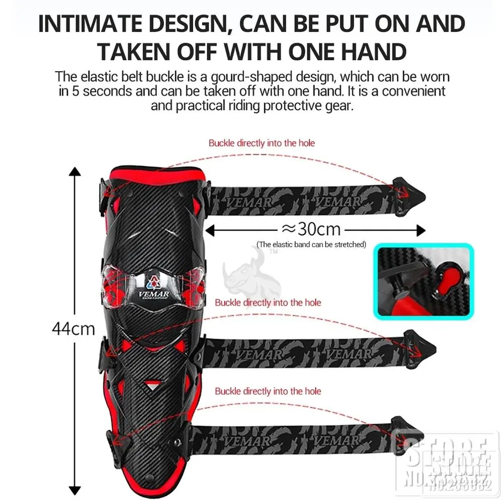 VEMAR Motorcycle Knee Pads Protective Motorbike Protection Riding Knees Guard Motorcycle Knees Protectors Orange Pads For Men