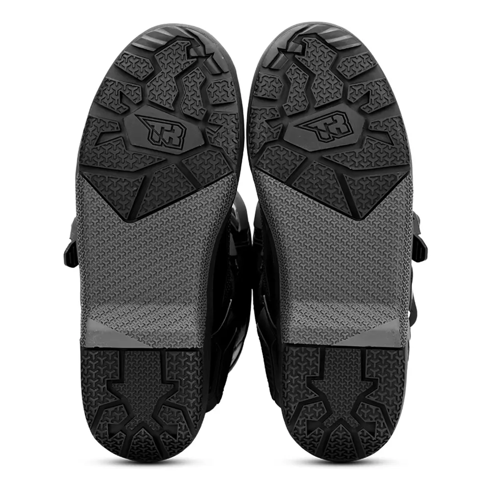 Knee-High Waterproof Motocross Boots Durable Off-Road Motorcycle Shoes Anti-Slip Sole For Muddy Terrain Trail Riding
