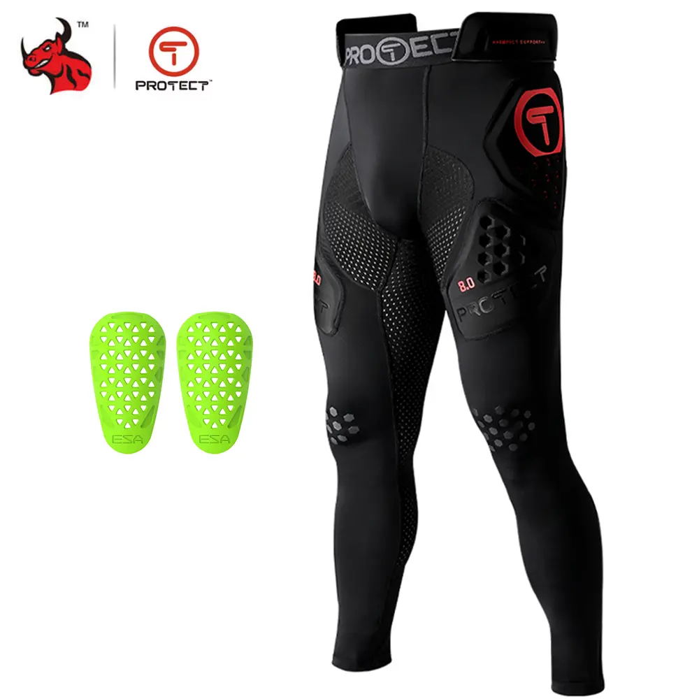 Breathable Motorcycle Riding Pants with Knee Hip Armor Lightweight Protective Gear For Motocross Street Riding CE Certified