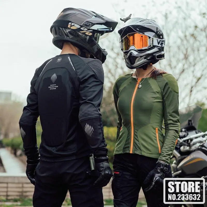 DUHAN Summer Men's Women's Motorcycle Equipment Motocross Body Soft Armor CE Certified Protectors Moto Motorbike Jacket Armors